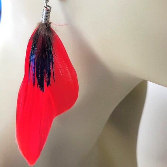 Feather Earrings - 3 Pairs of Feather Earrings - Picture 2 of 5